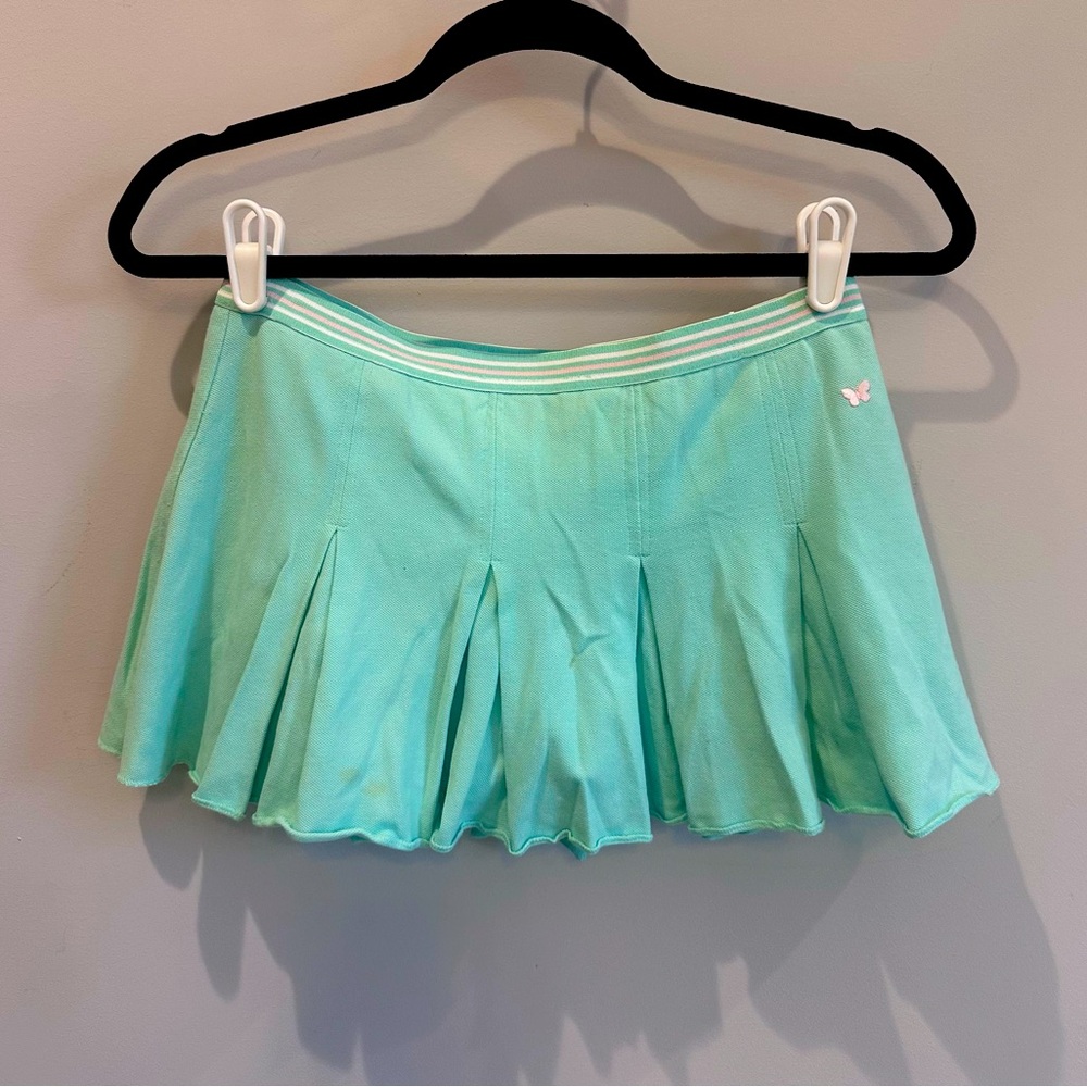 Green Pleated Sport Skort with Built-In Shorts – Size Small 🎀